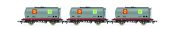 Hornby R60260 Shell-Mex, TTA Tank Wagon Triple Pack - Era 8 (OO Gauge)