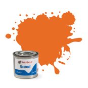 Humbrol Enamel No 018 Orange Gloss Tinlet (14ml)