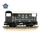 Graham Farish 378-025 SE&CR 25T 'Dance Hall' Brake Van SE&CR Grey (N Gauge)