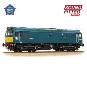 Bachmann Branchline 32-333SFX Class 25/3 D7660 BR Blue Small Yellow Panels Dcc Sound Deluxe (OO Gauge) Free Postage