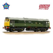 Bachmann Branchline 32-334SF Class 25/3 D7672 'Tamworth Castle' BR Two-Tone Green Full Yellow Ends Dcc Sound (OO Gauge) Free Postage