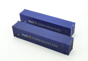 Dapol 4F-028-015 45ft Hi-Cube Container Pack (2) P & O Ferries (OO Gauge)