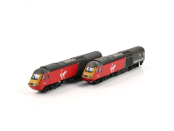 Dapol 2D-019-205 Class 43 HST pair of power cars 43080 (buffers), 43091 in Virgin trains livery (N Gauge) Free Postage