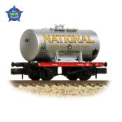 Graham Farish 378-002A 14T Anchor-Mounted Tank Wagon 'National Benzole' Silver (N Gauge)