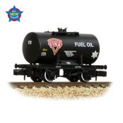 Graham Farish 378-003A 14T Anchor-Mounted Tank Wagon 'Fina' Black (N Gauge)