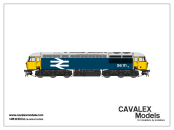 Cavalex Models CM56111S Class 56111 BR Large Logo Blue Dcc Sound (OO Gauge) Free Postage