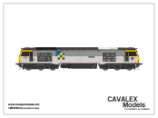 Cavalex Models CM60001S Class 60001 "Steadfast" In BR Railfreight Construction Sector Livery Dcc Sound (OO Gauge) Free Postage