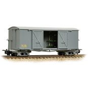 Bachmann Narrow Gauge 393-025A Bogie Covered Ambulance Van WD Grey (OO9 Gauge)