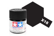 Tamiya X-18 Mini Acrylic Semi Gloss Black 10ml