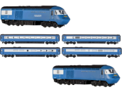 Dapol 2D-019-300 Class 43 HST Pullman Blue Full Train Set 11 Car Set (N Gauge)