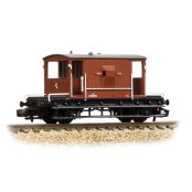 Graham Farish 377-525F BR 20T Brake Van BR Bauxite (Early) (N Gauge)