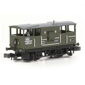 EFE E87543 BR 20T 'Shark' Ballast Plough Brake Van BR Olive (N Gauge)