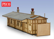 Peco LK-205 GWR Wooden Station Building (Monkton Combe) (OO Gauge)