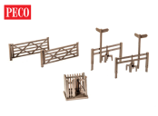 Peco LK-46 Field Gates, Stiles and Wicket Gate (OO Gauge)