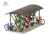 Wills Kits SS23 Bicycle Shed and Bicycles (OO Gauge)