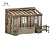 Wills Kits SS24 Conservatory and Garden Seat and Water Butt (OO Gauge)