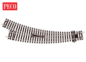 Peco ST-244 Curved Turnout, Right Hand (OO Gauge)