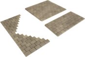 Metcalfe M0060 Individual Stone Paving Sheets (OO Gauge)