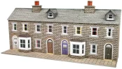 Metcalfe PN175 Low Relief Stone Terraced House Fronts (N Gauge)