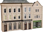 Metcalfe PN971 Low Relief Bank & Shop (N Gauge)