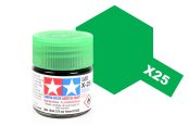 Tamiya X-25 Mini Acrylic Clear Green Gloss 10ml