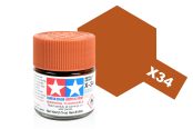 Tamiya X-34 Mini Acrylic Metallic Brown Gloss 10ml