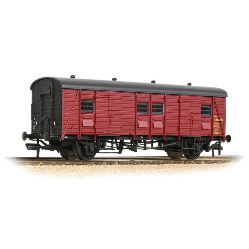 Bachmann Branchline 39-526A SR PMV Parcels & Miscellaneous Van BR Crimson Era 4 (OO Gauge)