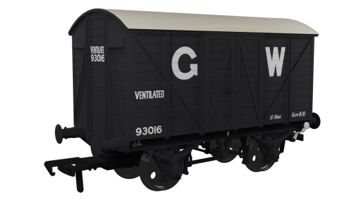 Rapido Trains 944013 Diagram V16 – Van GWR No.93016 Era 3 (OO Gauge)